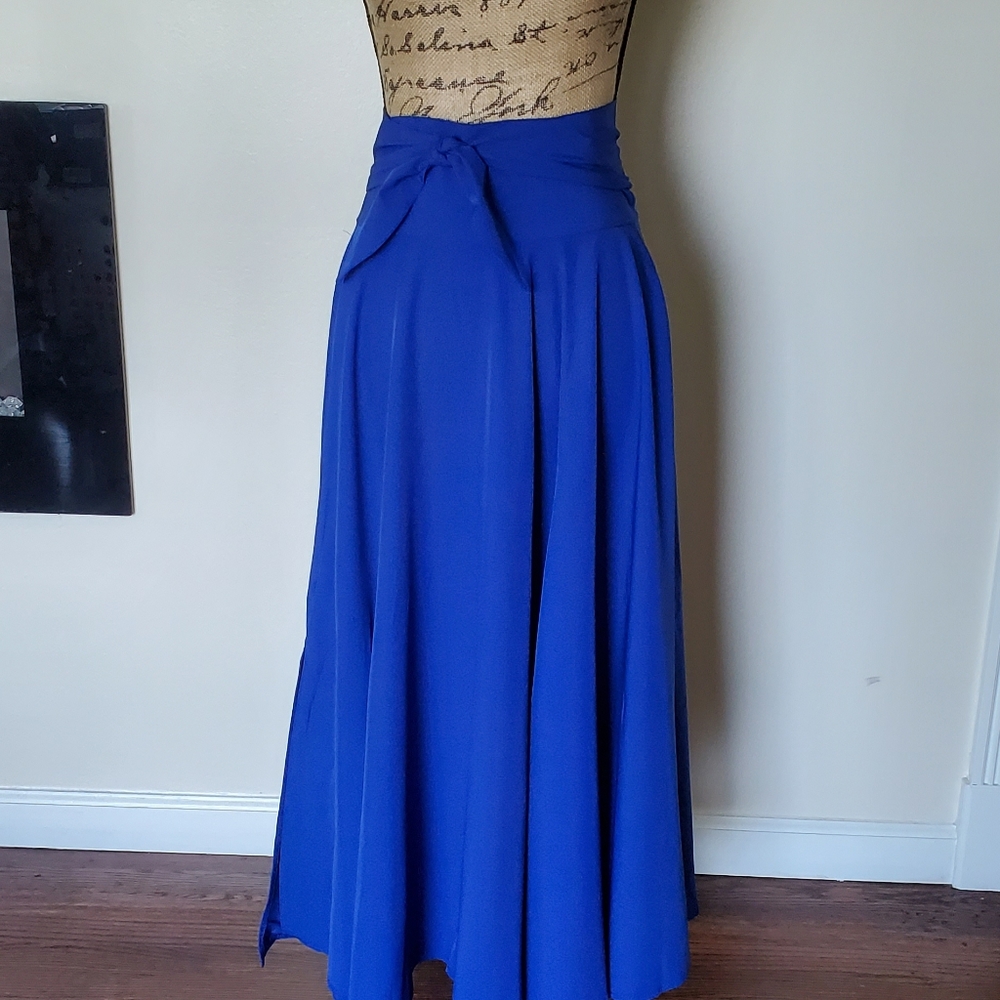 Royal blue maxi skirt